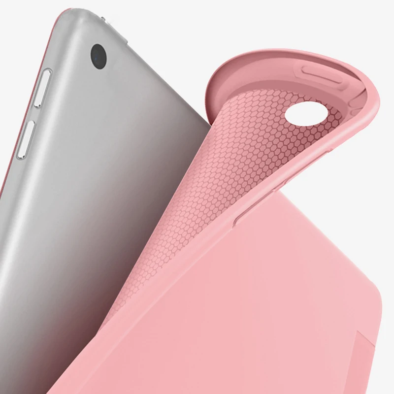 Тонкий PU кожа Coque для планшета ipad 2 3 4 кремния мягкая задняя Smart Wake Up Чехол