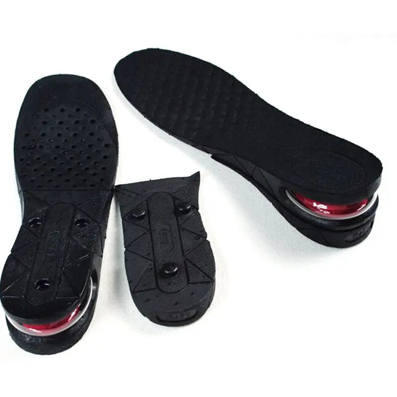 2-Breathable-2-Layer-5CM-Air-Bubble-Cushion-Shoe-Lift-Height-Increase-Heel-Insoles-Pair-Taller