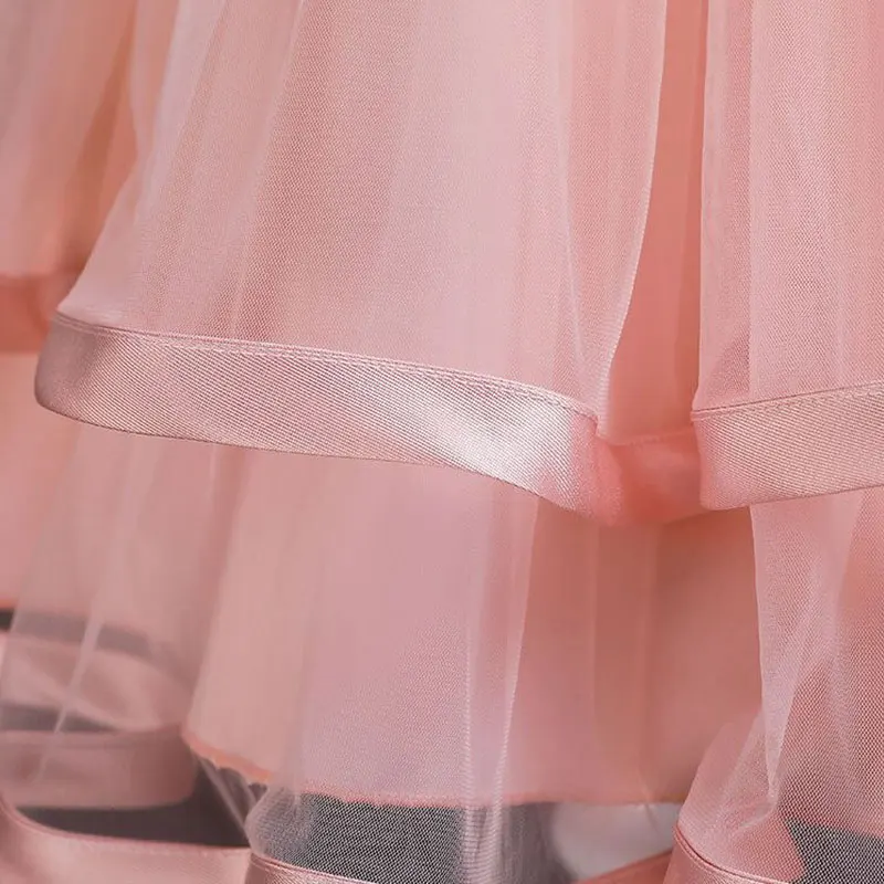 Нарядное платье для девочек детская одежда детское кружевное платье с цветочным узором для дня рождения и свадьбы элегантное платье-пачка принцессы для малышей от 2 до 14 лет