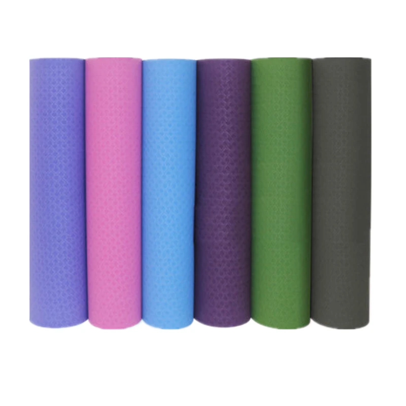 TPE Yoga Mat Fitness Pilates Tasteless Beginners Lose Weight Exercise