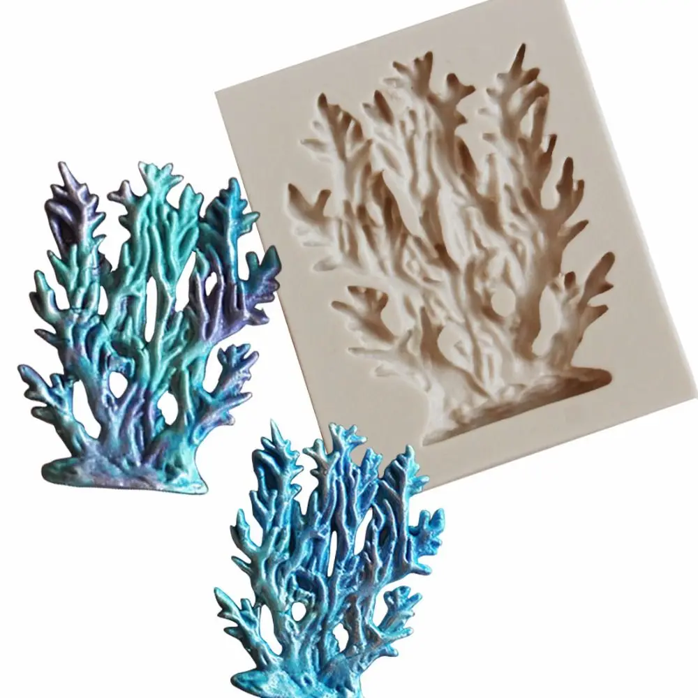 

LIMITOOLS Seaweed Silicone mold Sugarcraft fondant mold cake decorating tools chocolate mold mould Gumpaste Moulds