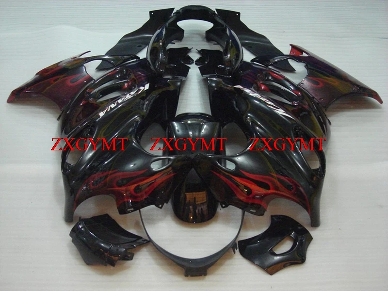 

Fairings for GSX750 1998 - 2006 Katana Fairings GSX750 05 06 Red Blue Flame Fairings GSX600F 2005