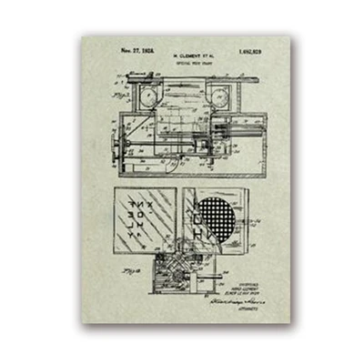 Оптометрия патентные принты оптометрист подарки медицина Арт плакат ОПТИК медицинские инструменты чертежи Искусство Холст Живопись Декор стены - Цвет: PH5425