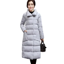 2018 Big size Long Women Winter Jacket Coats Thick Warm cotton parkas Coat Female High Quality Winter outerwear overcoat jacket