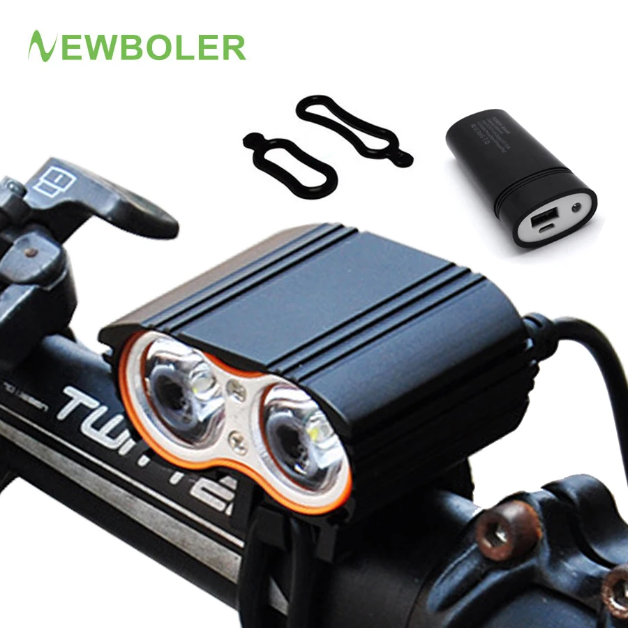 Bicycle Light 5000 Lumen 2x XM T6 Cycling Headlight LED Flashlights