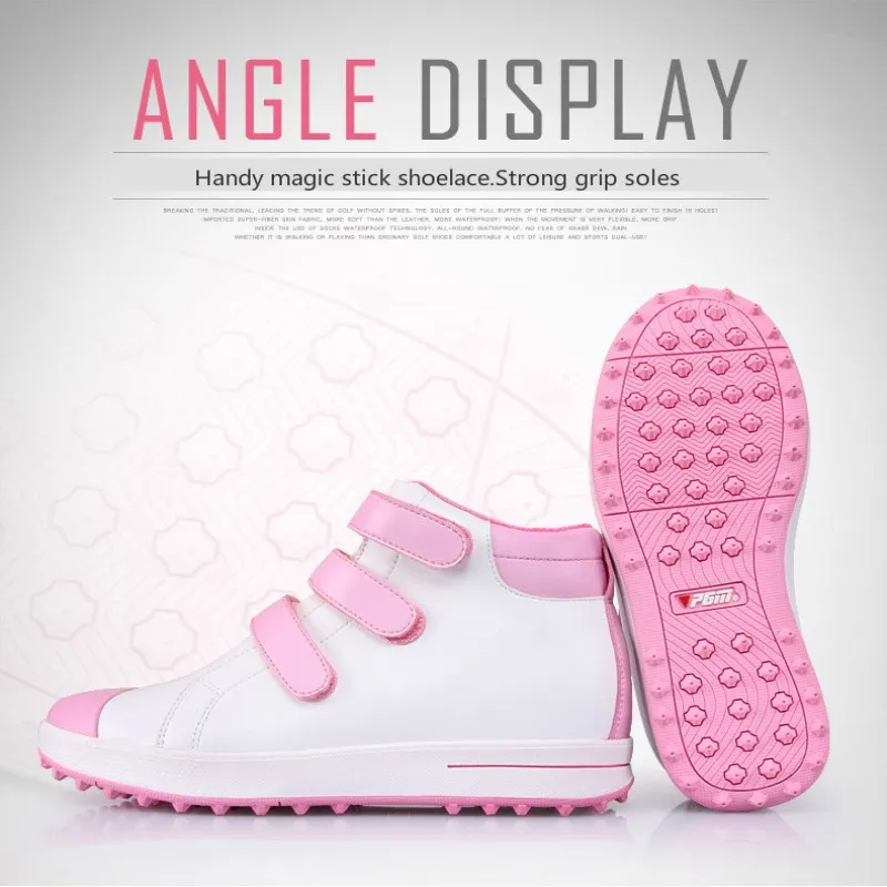 

PGM new golf shoes lady's magic shoe lace women sport golf shoes
