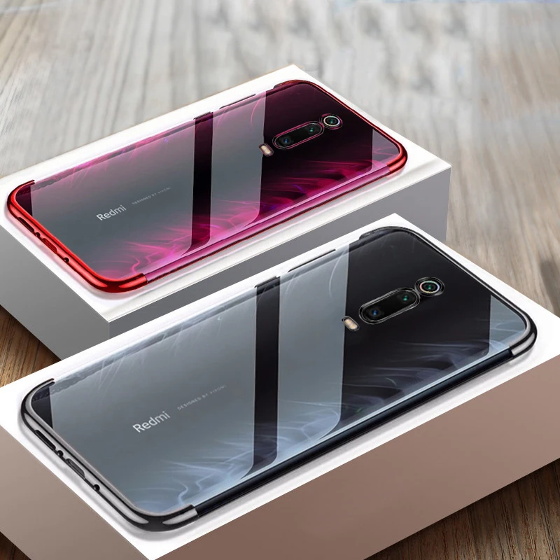 Чехол для Xiaomi Mi 9T роскошный мягкий прозрачный чехол накладка с лазерным