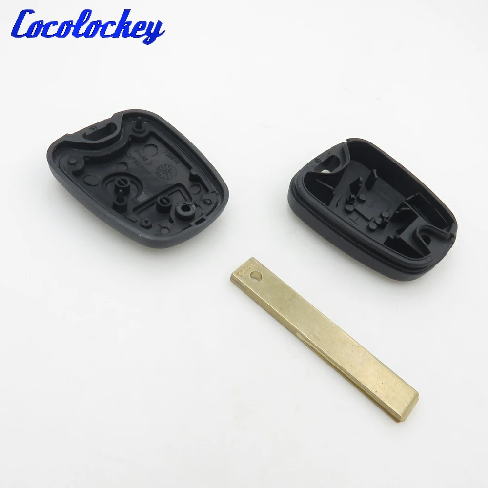 Cocolockey 2 кнопки удаленный Корпус ключа для Peugeot 307 Ключи автомобиля пустой ключ