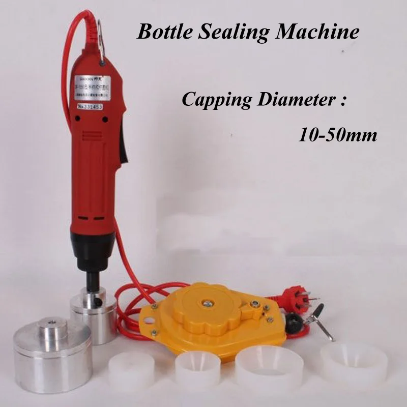 

1pc Electric Capping Tools Handheld Pharmaceutical Bottle Capper Foils Jar Locking Machine