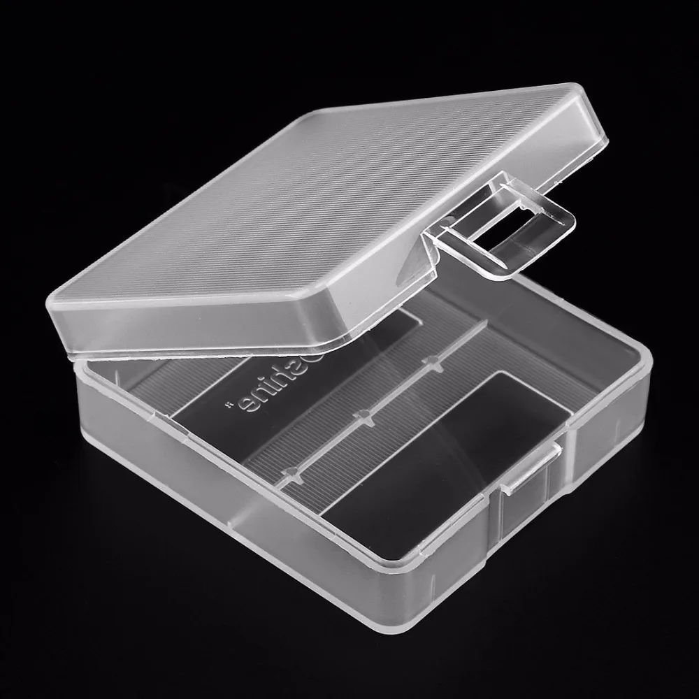 Soshine Transparent Portable Hard Plastic Case Holder Storage Box for 2pcs 9V 6F22 Batteriesin