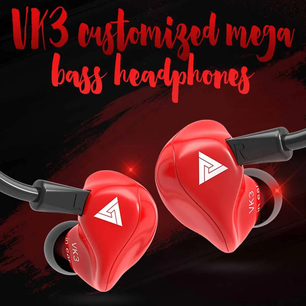 Nes QKZ VK3 Kopfhörer 35mm in-ohr kopfhörer bass sport fone de ouvido headset stereo kopfhörer für