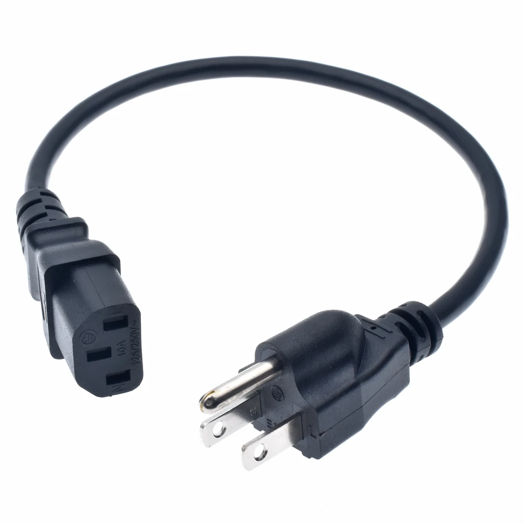 Дорожный шнур питания американский розетка 3 зубец C13/5 15P Nema 5 штепсельная вилка