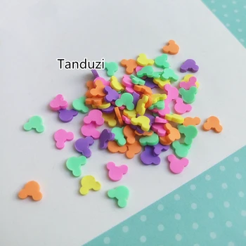 

Tanduzi 1000g Cute Multi Color Mouse Polymer Clay Sprinkles Sweets Deco Parts Clay Flatback Cabochon Simulation Food Decoration