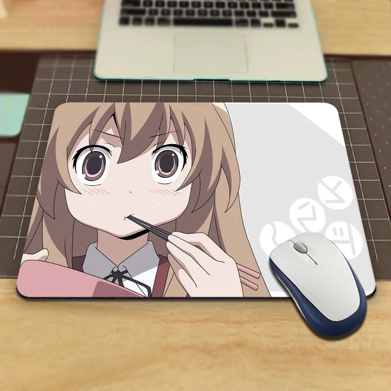 MaiYaCa taiga aisaka eating in toradora Новые поступления коврик для мыши Компьютерные коврики для мыши 18x22 см 20x25 см и 25x29 см - Цвет: 18x22cm