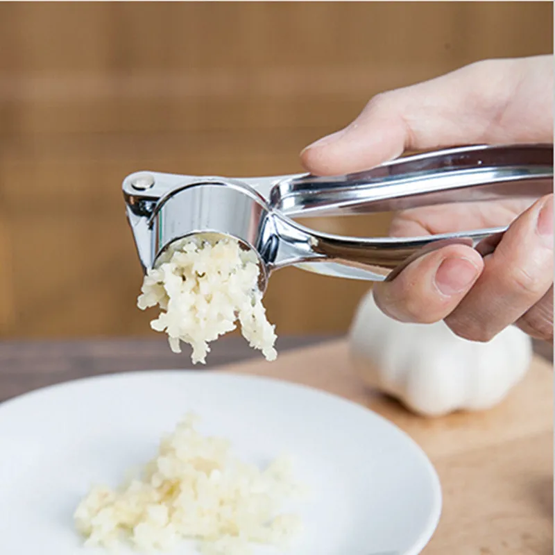 

Garlic Presses Tools Zinc Alloy Ginge Garlic Squeeze Tool Crusher Vegetable Cooking Tools Kitchen Accessories Presses QB879586