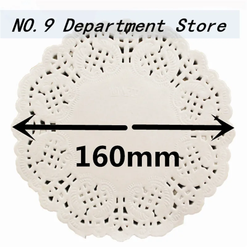 3,5/4,5/5,5/6," 100 шт Круглые Бумажные кружевные салфетки маслопоглощающая бумага doyleys печенья украшения Нижняя бумажная упаковка для свадебной вечеринки