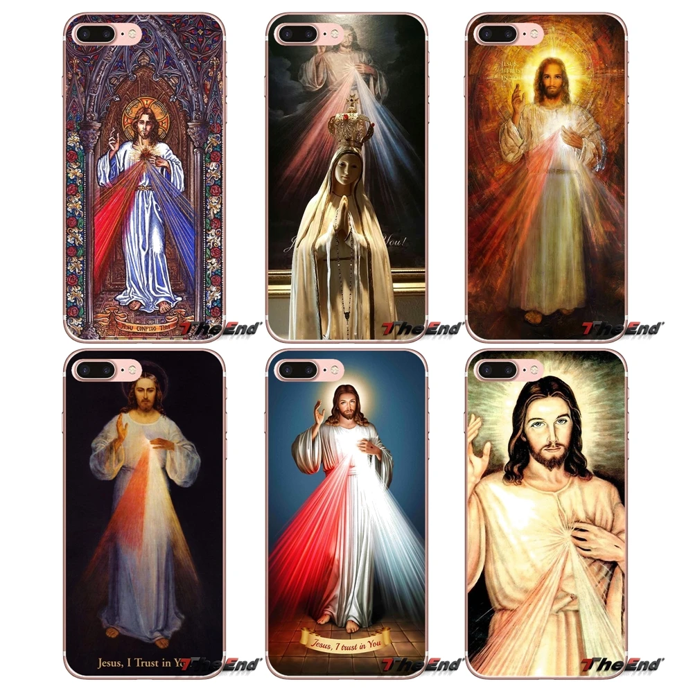 

Divine Mercy Jesus Cross Silicone Case For iPhone X 4 4S 5 5S 5C SE 6 6S 7 8 Plus Samsung Galaxy J1 J3 J5 J7 A3 A5 2016 2017