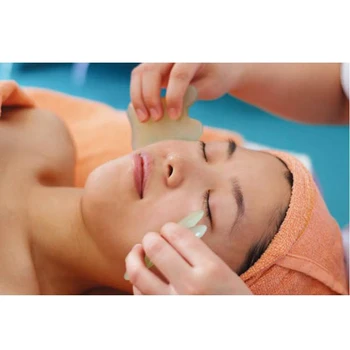

New Gua Sha Guasha Face Massage Beauty Tool Chinese Natural Jade Health Cure