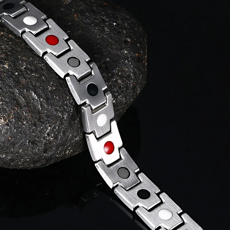 Stainless Bracelet Vinterly Hand Healing Magnetic 3 Stainless Bracelet Vinterly Hand Healing Magnetic 3