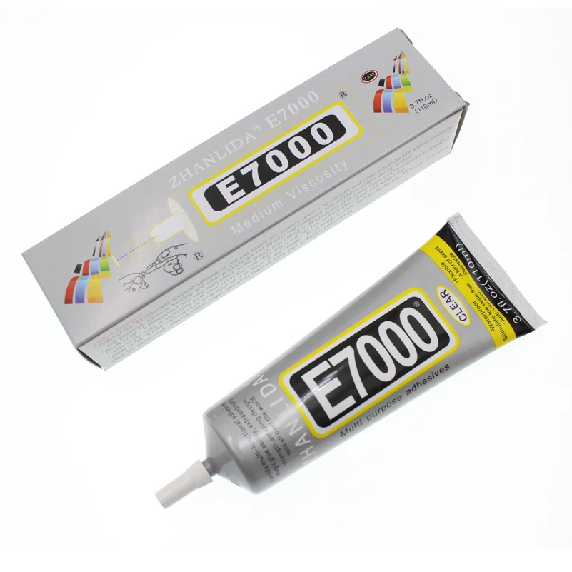 

Waterproof 2Pcs E7000 110ML Liquid Glue Touch Screen Adhesive Plastic Rubber School Metal Fabric b7000 e8000 Bond Cyanoacrylate