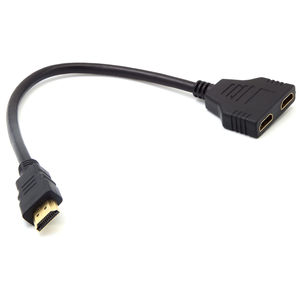 Разветвитель HDMI на 2 порта 0 3 м 1080P|Кабели HDMI| |