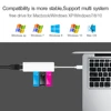 USB Ethernet usb-хаб к RJ45 Lan сетевая карта 10/100 Мбит/с Ethernet адаптер для Mac iOS ноутбук ПК Windows RTL8152 USB 2,0 концентратор ► Фото 3/6