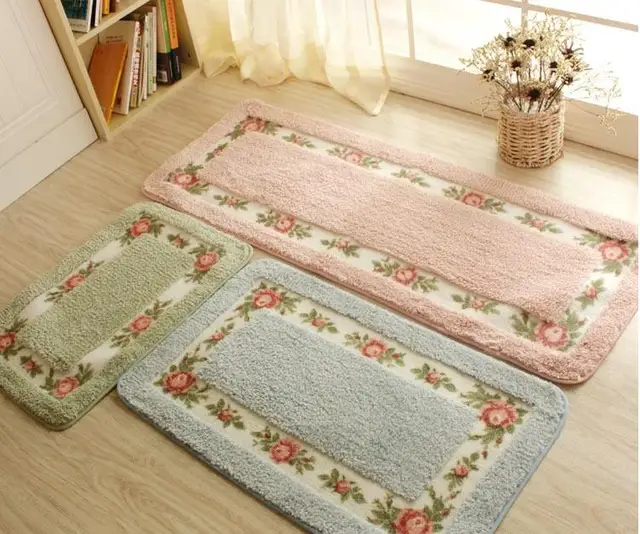 Pastoral Floor Carpet Living Room Bedroom Carpet Area Rug Anti slip ... Pastoral Floor Carpet Living Room Bedroom Carpet Area Rug Anti slip ...