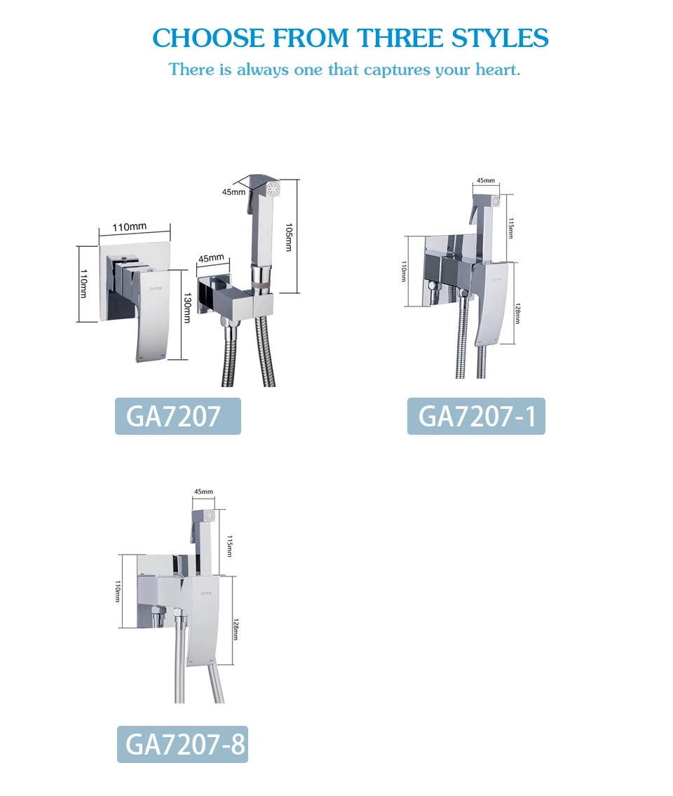 Смеситель для биде GAPPO, латунный спрей для унитаза, хромированный кран для биде, ванной, биде, душ, Туалетная вода, спрей для ванны, душ