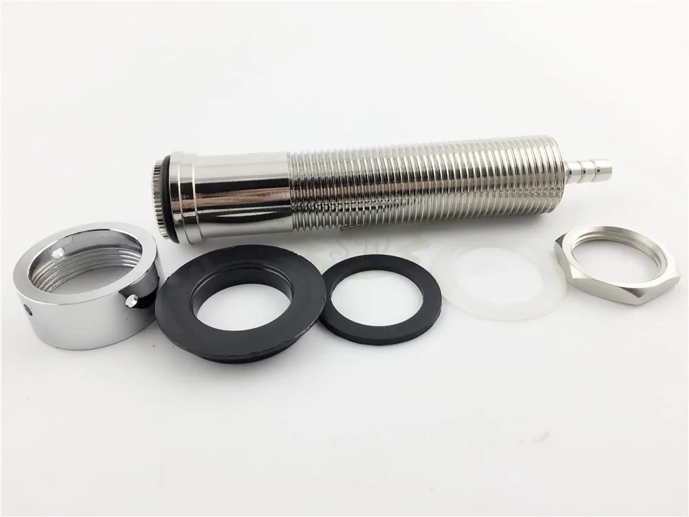 Buy 4 1/2" Draft Beer Nipple Shank Assembly Chrome 3/