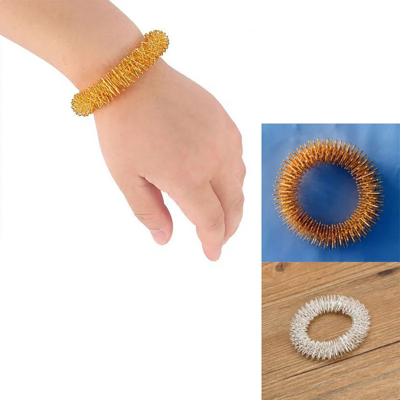 Men And Women Wrist Hand Acupuncture Bracelet Metal Massage Ring Health Care Tool Wrists Relaxation Massager Supplies D Men And Women Wrist Hand Acupuncture Bracelet Metal Massage Ring Health Care Tool Wrists Relaxation Massager Supplies D