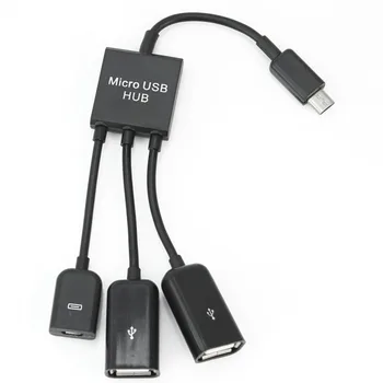 

Multi-functional Micro USB Host OTG Hub Adapter Cable