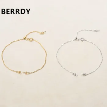 

2 COLOR 925 Silver Bracelet Chain, Fashion Charm Bracelet Chain Settings Jewelry Parts Fittings Charm Accessories