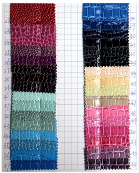 

faux leather fabric, crocodile artificial leather,pu synthetic leather fabric,leder stoffe,shiny fabric,glitter vinyl fa,1210015
