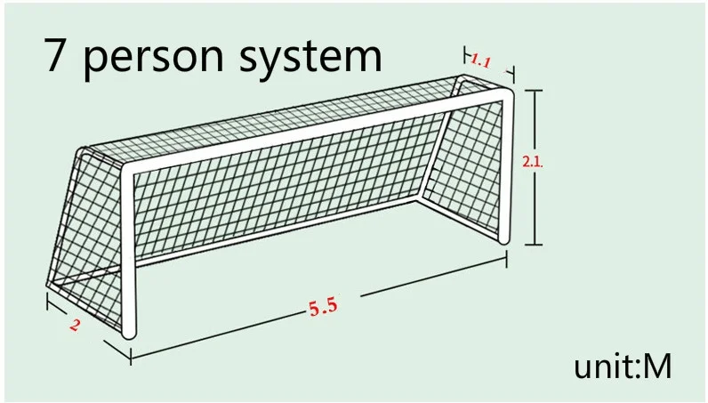 Наружная футбольная сетка для футбольной цели, спортивные тренировочные сетки, сетка для ворот, чемпионат мира, Россия, бола де футзаль