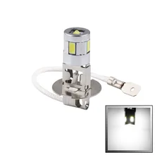 H3 светодиодный лампы Противотуманные фары Дневные Фары Лампы высокой Мощность лампа 5630 SMD вождения авто светодиодный лампы автомобиля светильник источник 12V 6000 К Глава лампы D030