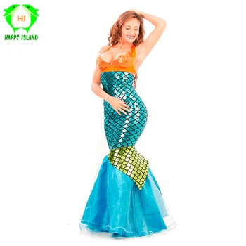

Women Sexy Mermaid Costumes Halloween Cosplay Dress Romantic Beauty Dress Sea Maid Sexy Dress Woman Cosplay Polyester Costume