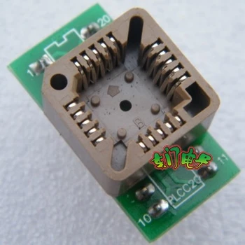 

Free shipping 5pcs Plcc20 dip20 plcc20 simple ic test block adapter
