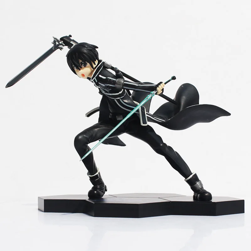 Аниме Меч 15 см искусство онлайн Kazuto Kirito кульминация боя ПВХ экшн фигурка