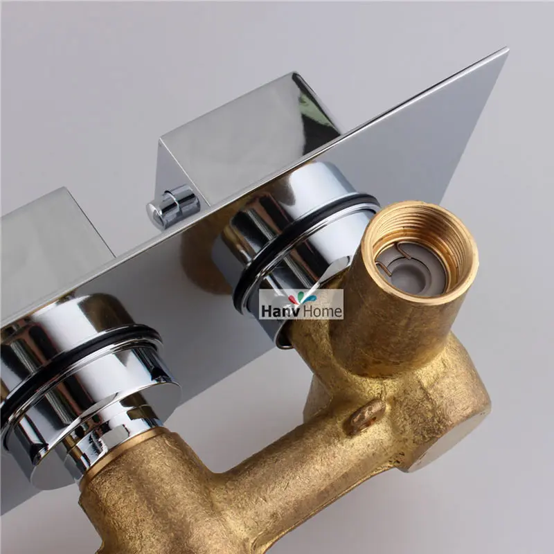 AODEYI термостатический смесительный клапан из латуни регулировка температуры смешивания воды Термостатический смеситель для ванной Душевой набор