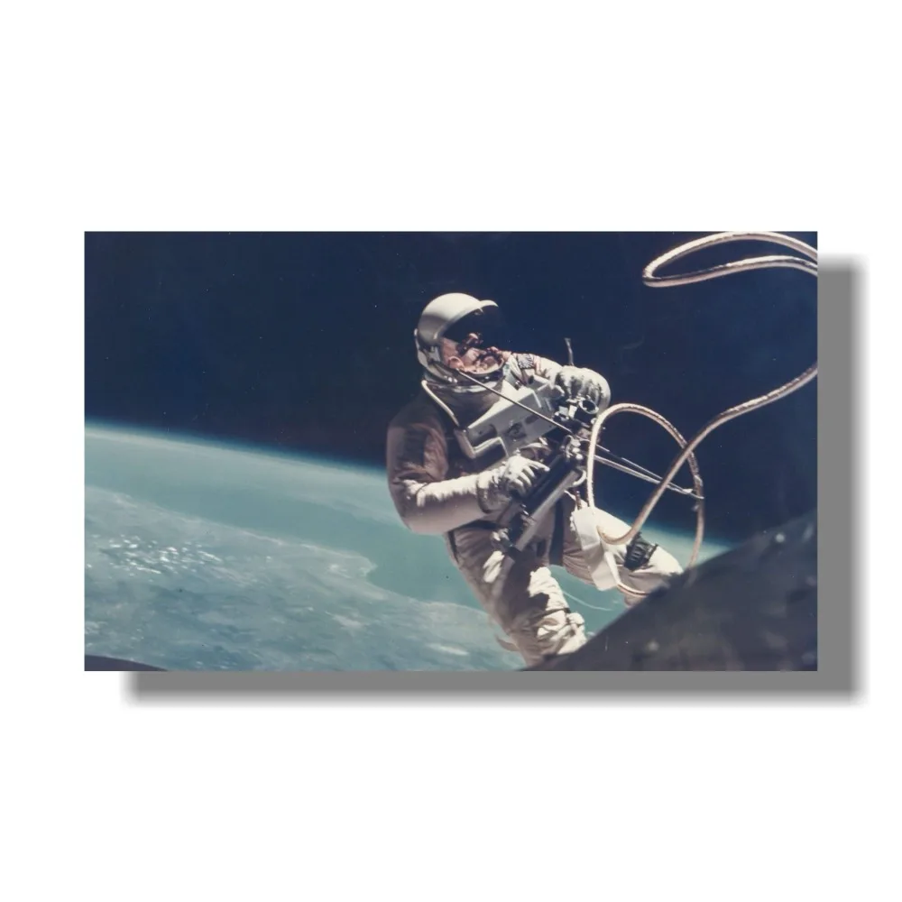 

Outer Space Earth Astronauts Fantasy Poster Fabric Silk Posters And Prints For Home Decor 60x100 cm