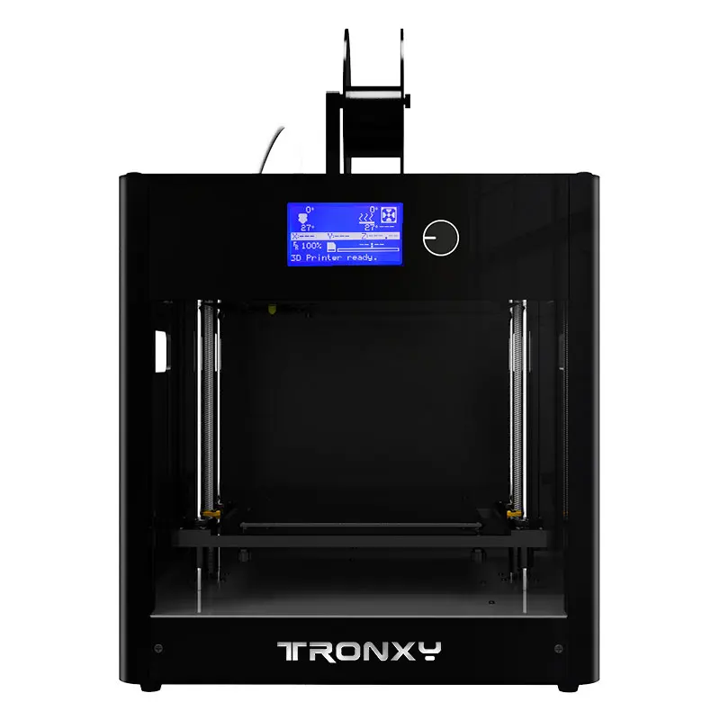Tronxy C5 большой 3d принтер полностью металлический 3d машина PLA 1,75 мм нити в подарок - Цвет: black C5