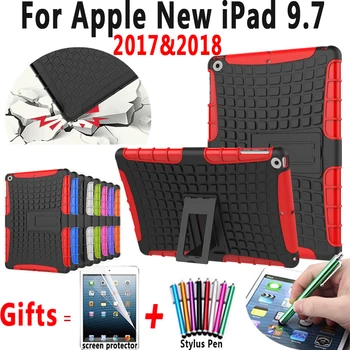 

For Apple iPad 9.7 2017 Case Silicon Tire Pattern Shockproof Tablet Hard Back Cover For New iPad 9.7 2018 Coque Capa Funda