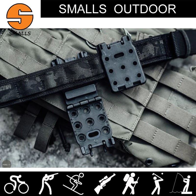 airsoft gear hunting equipment nylon 6cm adjustable belt clip adapter (5)