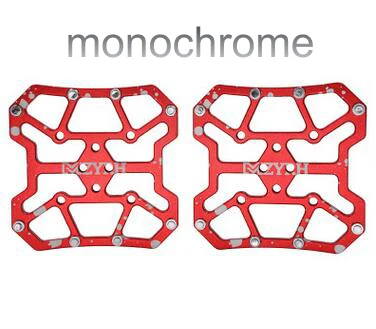 Велосипедные педали адаптер на платформе для езды на велосипеде из алюминиевого сплава для педали замка и педали велосипедные быстросъемные - Цвет: Красный