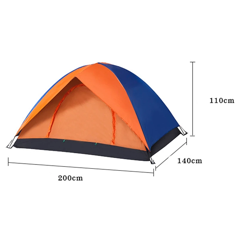 Палатка для кемпинга, непромокаемая, двойная дверь, наружная палатка для кемпинга вечерние, 200X150X110 см, палатка для кемпинга на открытом воздухе