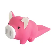 Изображающие пятачка виниловые, на дверь фиксаторы уход за кожей лица детей Защита от закрывания двери анти-столкновения ограничитель открывания двери в виде животного