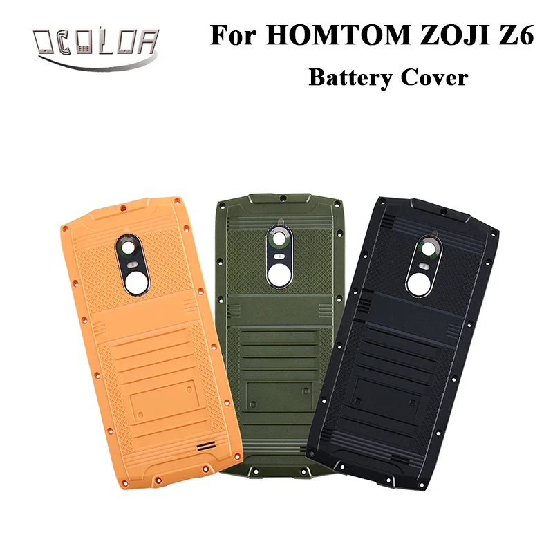 

ocolor For HOMTOM ZOJI Z6 Battery Cover Durable Protective Back Case Replacement For HOMTOM ZOJI Z6 Mobile Phone