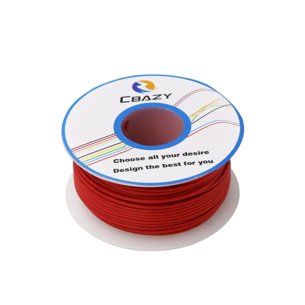 50 м многожильный провод 28AWG 10 цветов UL1007 экологически благоприятный электронный