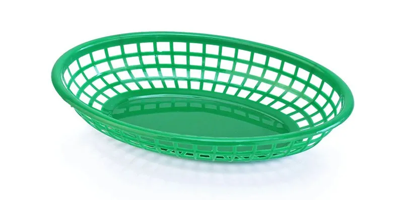 oval plastic food basket  (9)