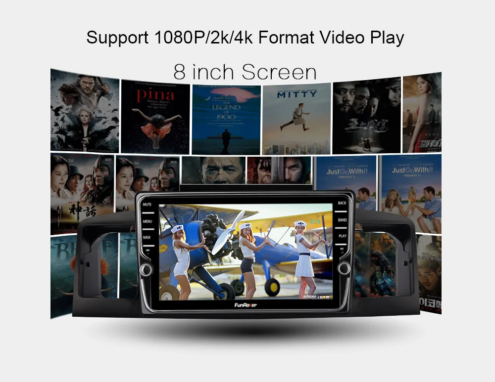 Flash Deal Funrover android 9.0 2 din car radio gps navigation car dvd multimedia player For TOYOTA Corolla E120 BYD F3 DSP split screen FM 13